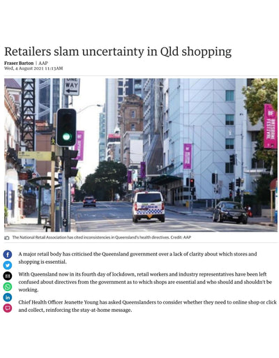Retailers Slam Uncertainty In QLD Shopping