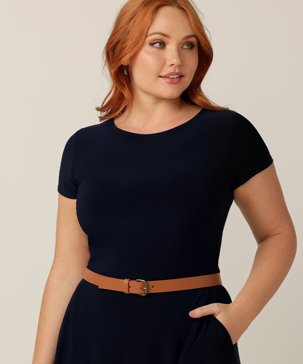 L&F belts provide a comfortable fit for women of all shapes and sizes, from size 8 to 24. Whether you're looking for a versatile scrunch belt or a classic leatherette belt, we have something to suit your outfit.