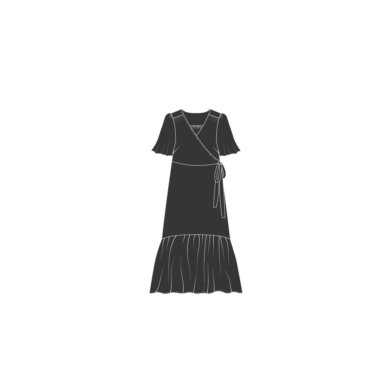 Vintage Dress, Fabulous Fit and Flare Dress, Linen Midi Dress, Cap