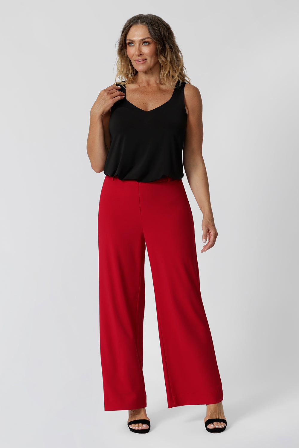 Ladies wide leg pants australia best sale