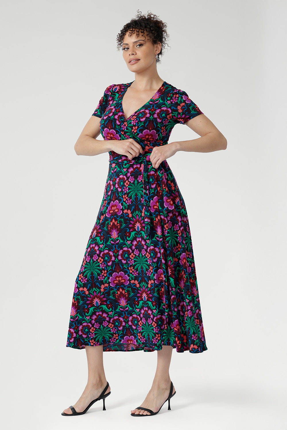 The "perfect wrap dress" by the L+F community. Designed to effortlessly transition from workwear to events and weekend outings. Available in sizes 8-24.