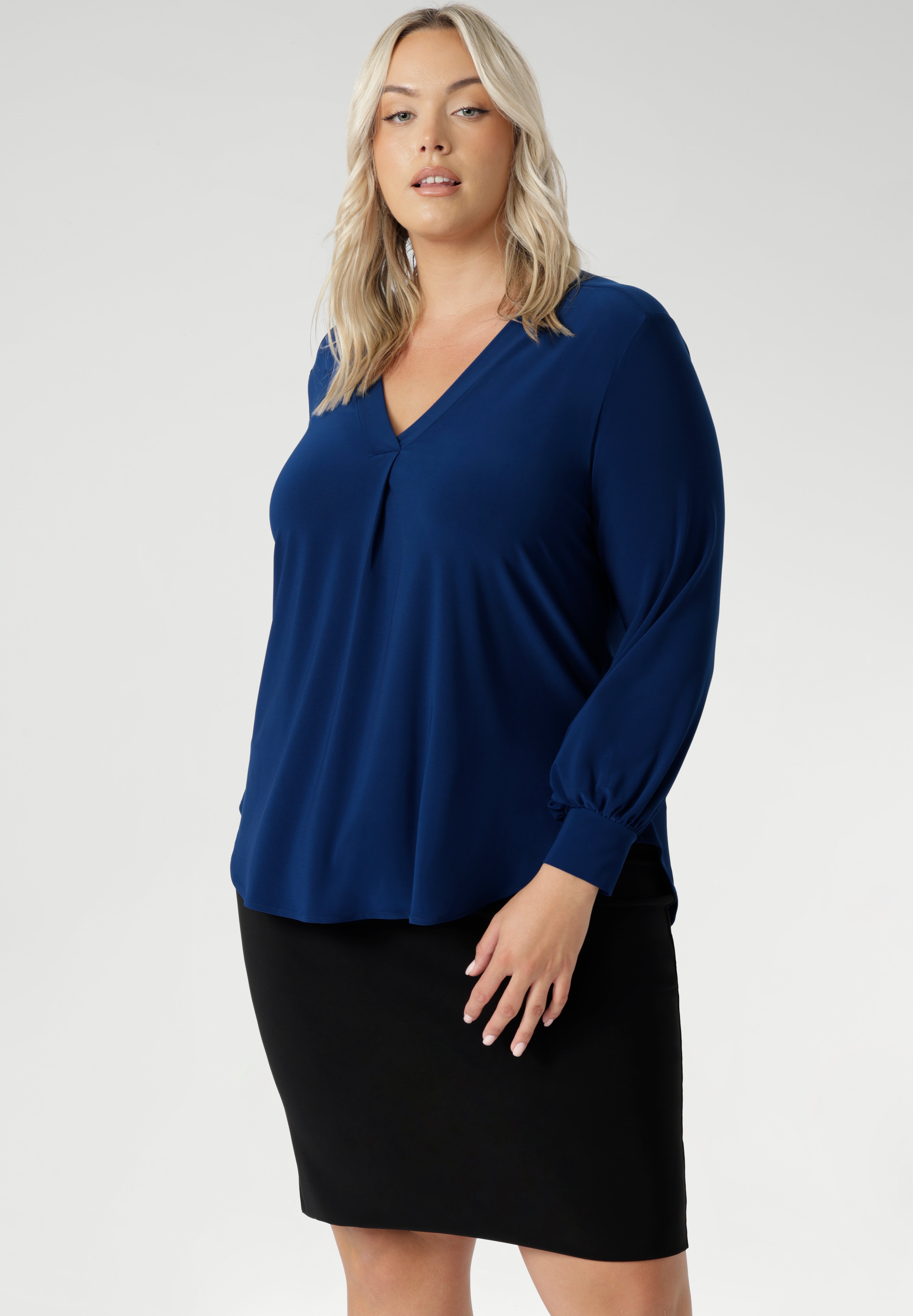Now available in 3 lengths, our petite-height friendly tube skirt is a fabulous option when you want to show a bit more leg. Designed as a pull on style tube skirt featuring a soft folded waistband and double lined skirting. Proudly Made in Australia. Available in sizes 8-24 and 3 lengths.