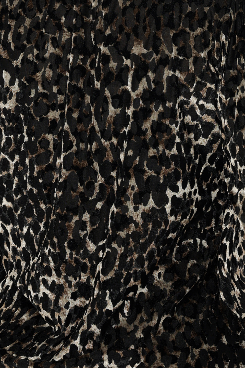 Animal Burnout Swatch used to create a collection of women's fashion wear tops. Made in Australia in sizes 8-24.