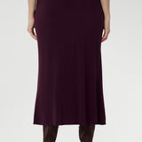 Asher Skirt in Claret