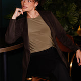 Mason Top in Coffee