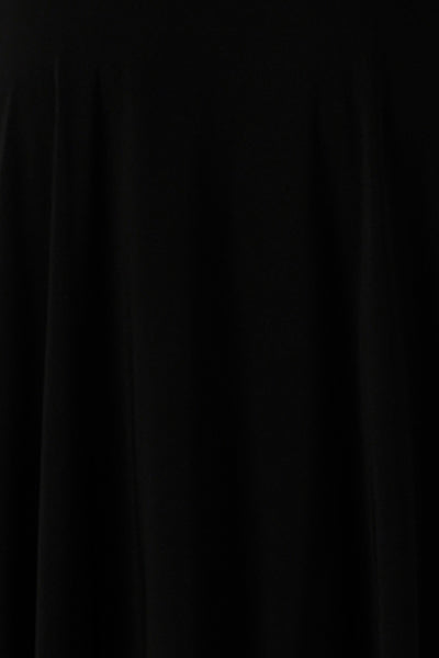 Black dry touch jersey fabric for made in Australia label L&F. 