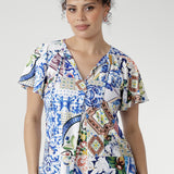 Bowie Top in Mosaic Tile