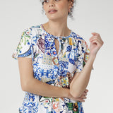 Bowie Top in Mosaic Tile