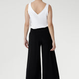 Designed for effortless style and all-day comfort, the Bradley Culotte is made from heavy-weight dry-touch stretch jersey. Featuring a pull-on fit, double-layer waistband, side pockets, and cropped wide-leg silhouette, they elevate any outfit from workday chic to casual weekend ease. Proudly Australian made, a wardrobe essential for modern women.