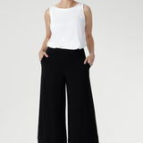 Crafted from our premium heavy-weight dry-touch stretch jersey fabric, the Bradley Culotte fuses comfort and style. Featuring a double-layer waistband, side-pockets, and cropped length, they pair perfectly with a shirt for an elevated outfit or with plain top for a more relaxed look.