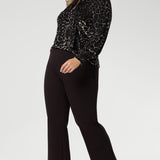 Celine Top in Animal Burnout