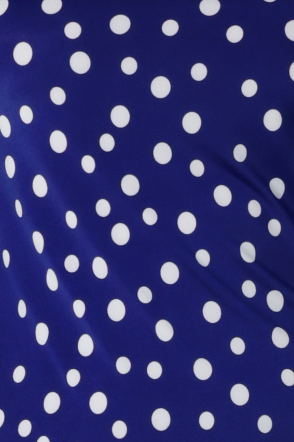 Slinky Jersey Cobalt spot fabric. Made in Australia for women size 8 - 24.