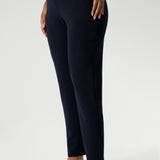 The tapered legs provide a sleek silhouette, and the ankle-length design adds a trendy, contemporary edge. Avaiable in sizes 8-24.