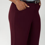 Corbin Pant in Wine