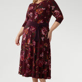 D Ring Belt in Claret