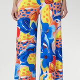 In our signature cool-touch slinky jersey, the Dany Culotte in Summer Bliss brings refined ease to every occasion. A bold abstract print dances across a clean white backdrop, while the wide-leg silhouette creates a graceful flow. Thoughtfully designed with a soft, supportive waistband and functional pockets, this style transitions seamlessly from desk to dinner.