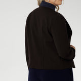 The rich cocoa tone adds a sophisticated, earthy elegance that pairs beautifully with both neutral and bold pieces, making it a versatile choice for work, travel, and everyday wear.