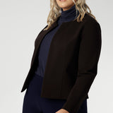 The rich cocoa tone adds a sophisticated, earthy elegance that pairs beautifully with both neutral and bold pieces, making it a versatile choice for work, travel, and everyday wear.