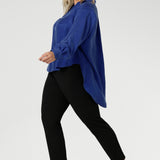 Ellis Shirt in Cobalt