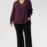 Ellis Shirt in Plum