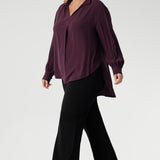 Ellis Shirt in Plum