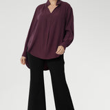 Ellis Shirt in Plum