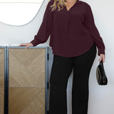 Ellis Shirt in Plum