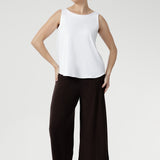 Harlee Reversible Cami in White Bamboo