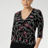Harvey Top in Subtle Paisley