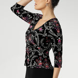 Harvey Top in Subtle Paisley