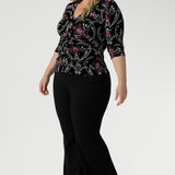 Harvey Top in Subtle Paisley