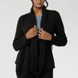 Infinity Knit Scarf in Black