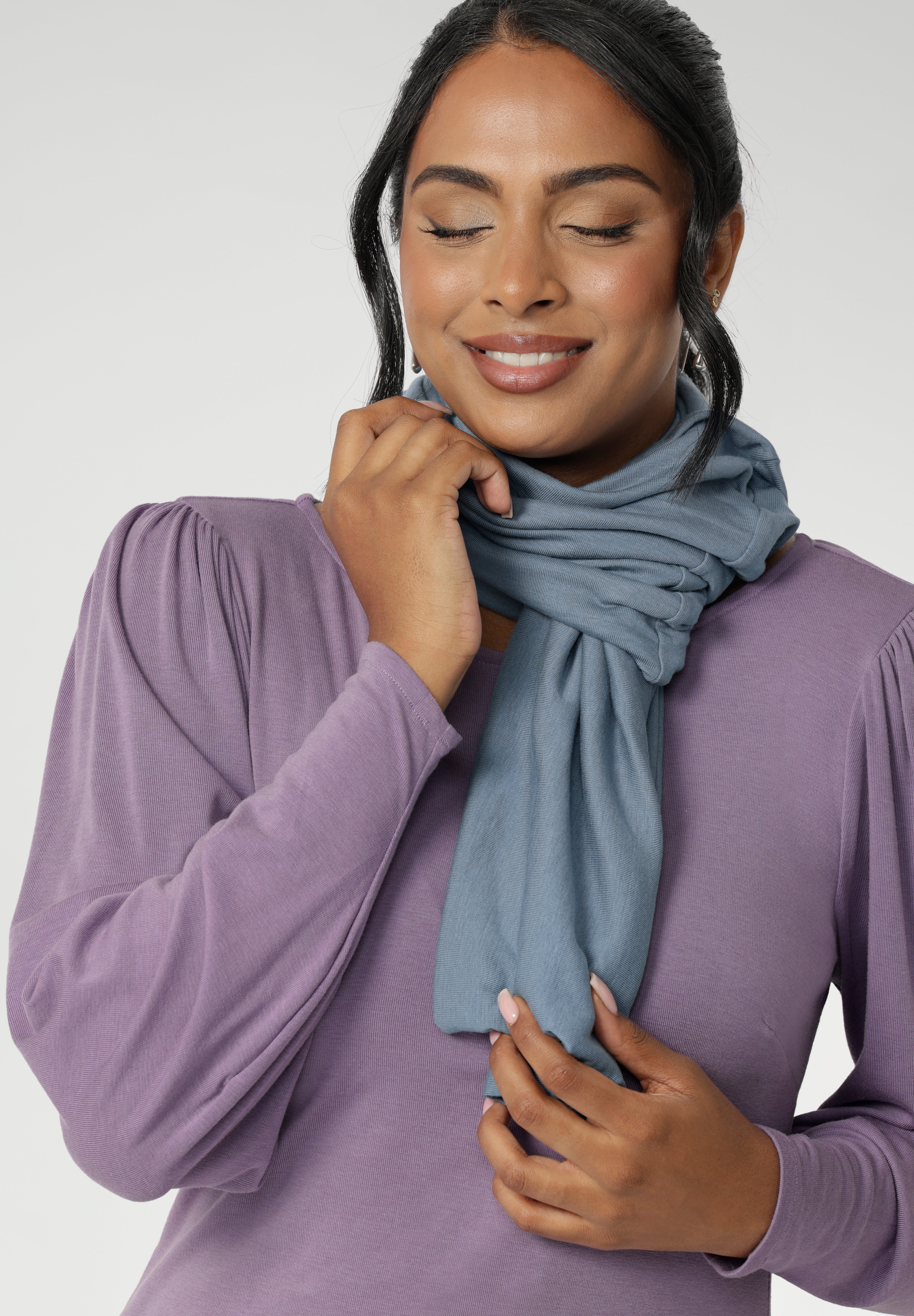 The Infinity Knit Scarf collection is designed for women who love warmth, elegance, and versatility through the colder months. Crafted from a soft Tencel wool blend, each scarf features a luxe double-layer construction in a closed-loop design that drapes beautifully, whether worn long and relaxed or styled with a cozy double wrap around the neck.