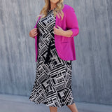Janine Dress in Moderno w Belt