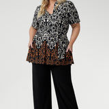 Julia Tunic Top in Borderline