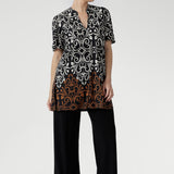 Julia Tunic Top in Borderline