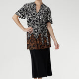 Julia Tunic Top in Borderline