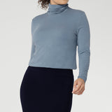 Kean Knit Top in Sky