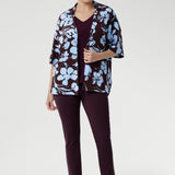 Leo Shacket in Plum Dispersia