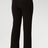 Crafted from premium dry-touch Ponte jersey fabric with firm stretch, this sleek pull-on pant is designed to offer structure, comfort, and style all day long.