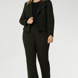 Lesley Bootcut Pant in Olive