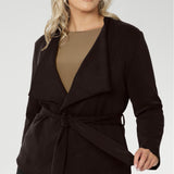 The Lyndon Jacket is a stylish and sophisticated women's winter jacket, proudly Australian made and thoughtfully designed for modern versatility. Crafted from a luxe Modal stretch fabric, this easy-care piece offers both warmth and elegance—perfect for layering during the cooler months.