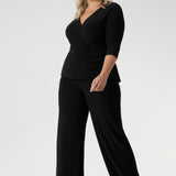 Crafted with dry touch jersey fabric in Australia for the woman on the go. Shop online at Australian women's fashion brand Leina & Fleur in a variety of sizes from 8-24. Monroe Pant now available in 3 heights.