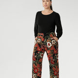 The Monroe Pant is the perfect workwear essential for petite women, offering style, comfort, and a flawless fit. Crafted from a floral-printed dry-touch jersey fabric, these pants provide all-day stretch while draping beautifully to flatter your frame. Available in sizes 8 to 24, the Monroe Pant comes in three pant lengths, including a shorter option designed specifically for petite heights.
