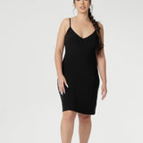 Myah is a fully reversible slip, perfect as a base layer to wear under dresses or separates for smooth, comfortable coverage. Dress shown the