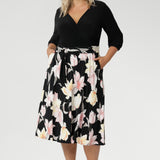 Nerida Wrap Dress in Blushing Bloom