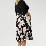 Nerida Wrap Dress in Blushing Bloom