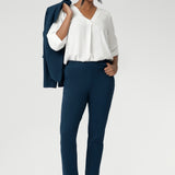 The Paxton Pant is a pull-on style designed for the woman on the go. It pairs effortlessly with L+F separates and the Garcia Jacket for a coordinated, polished look.