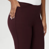 Crafted from dry-touch Ponte jersey base that provides firm stretch. Paxton is a mid rise, pull-on style, straight leg pant with pockets and available in 3 lengths. Proudly made in Australia in sizes 8-24.