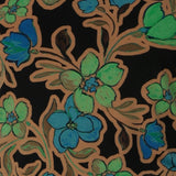 The Mason Top is an essential addition to your wardrobe, perfect as a base layer when the weather cools. Featuring chic, clean lines and an elegant boat neckline, this top offers effortless style in the Secret Garden print. The design features a black base adorned with a floral pattern in soft shades of opal blue, green, and burnt gold. Made from Dry Touch Jersey fabric with a soft stretch. Australian made in sizes 8-24.